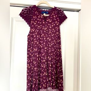 Maroon medium dress